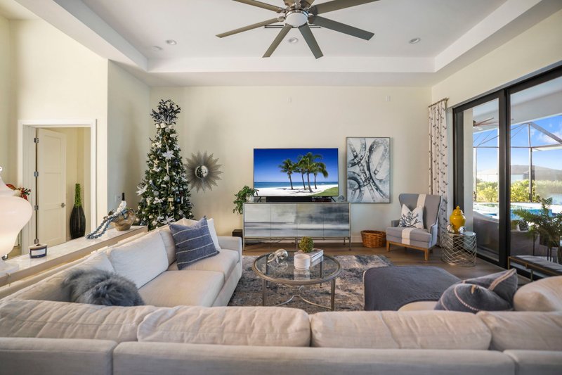 House Blueprint - Interior - Family Room 1 for Contemporary House Plan #930-533 - 3 bed, 3 bath