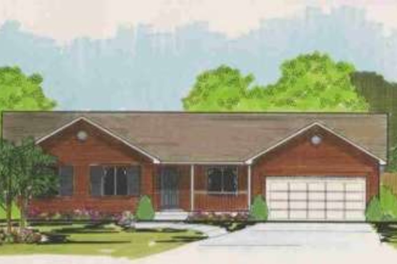 Ranch Style House Plan - 3 Beds 2 Baths 2836 Sq/Ft Plan #308-140