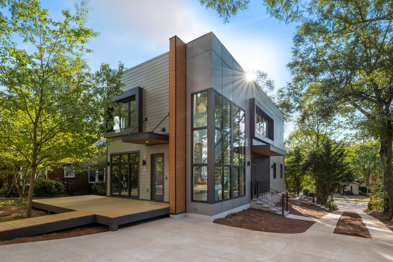 Architectural House Design - Exterior - Rear Elevation 2 for Contemporary House Plan #928-296 - 3 bed, 2.5 bath