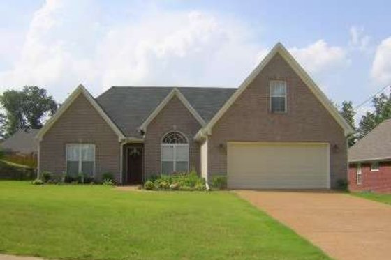 Exterior - Front Elevation for European House Plan #81-1440 - 3 bed, 2 bath