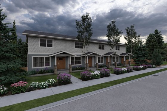 Exterior - Other Elevation 3 for Craftsman House Plan #126-280 - 2 bed, 1.5 bath