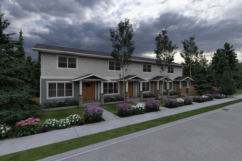 Dream House Plan - Exterior - Other Elevation 3 for Craftsman House Plan #126-280 - 2 bed, 1.5 bath