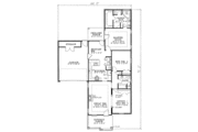 Traditional Style House Plan - 3 Beds 2 Baths 1447 Sq/Ft Plan #17-199 