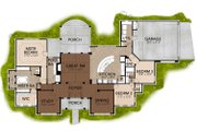 Mediterranean Style House Plan - 3 Beds 3 Baths 2504 Sq/Ft Plan #80-163 