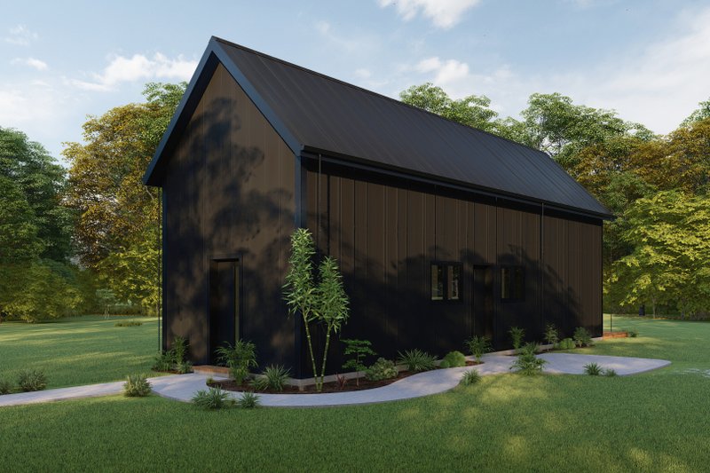 Architectural House Design - Exterior - Other Elevation 4 for Contemporary House Plan #1092-11 - 1 bed, 1 bath