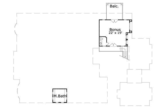 Floor Plan - Other Floor for Mediterranean House Plan #411-169 - 4 bed, 5.5 bath