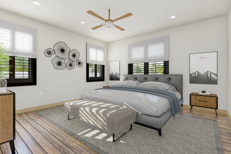 House Design - Interior - Master Bedroom for Traditional House Plan #1060-148 - 3 bed, 2.5 bath
