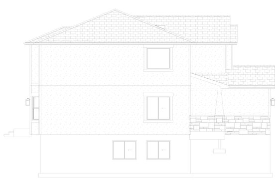 Exterior - Other Elevation 2 for Craftsman House Plan #1060-66 - 4 bed, 2.5 bath