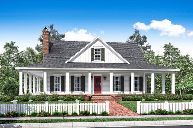 Wrap Around Porch House Plans Architectural Designs