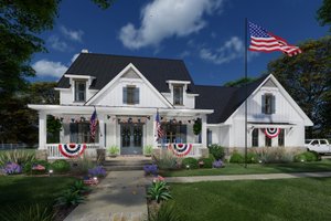 Farmhouse Exterior - Other Elevation Plan #120-272