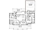 Farmhouse Style House Plan - 3 Beds 2.5 Baths 1892 Sq/Ft Plan #45-630 