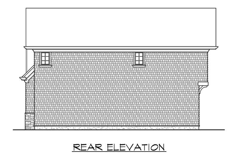 Dream House Plan - Exterior - Other Elevation 3 for Craftsman House Plan #132-222 - 1 bed, 1 bath