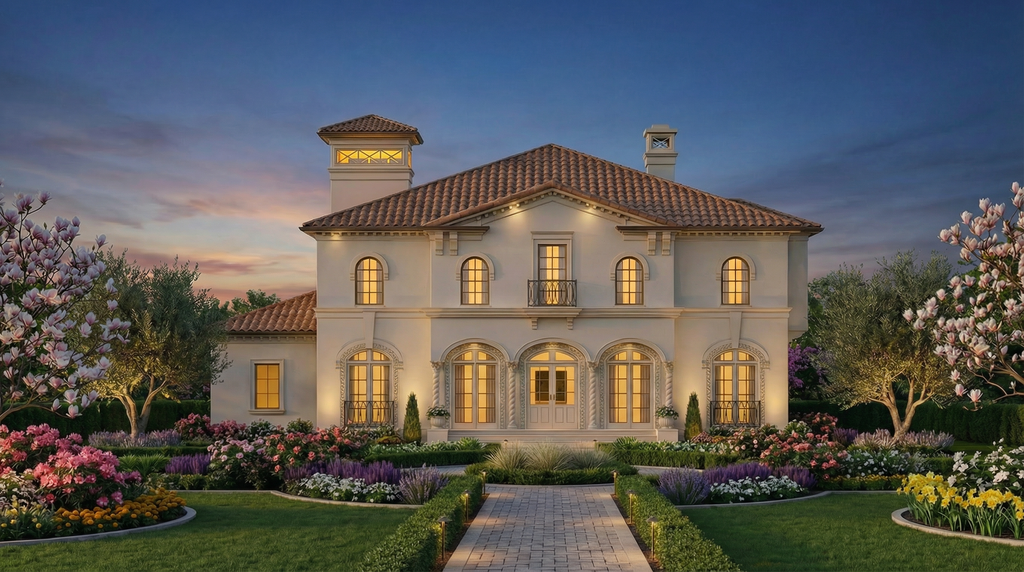 Exterior - Front Elevation 2 for Colonial House Plan #119-478 - 4 bed, 3 bath
