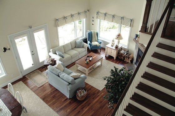 Interior - Family Room for Southern House Plan #23-2038 - 2 bed, 2 bath