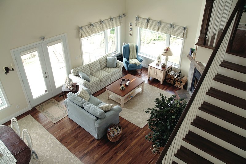 Home Plan - Interior - Family Room for Southern House Plan #23-2038 - 2 bed, 2 bath