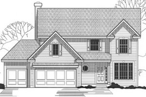 Traditional Exterior - Front Elevation Plan #67-813