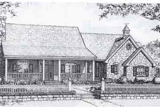 Exterior - Front Elevation for Traditional House Plan #310-929 - 3 bed, 2.5 bath