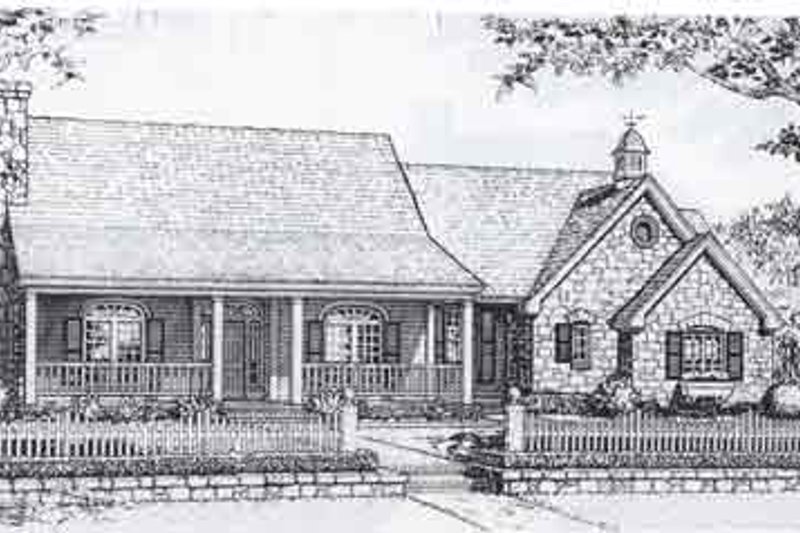 Traditional Style House Plan - 3 Beds 2.5 Baths 2144 Sq/Ft Plan #310-929