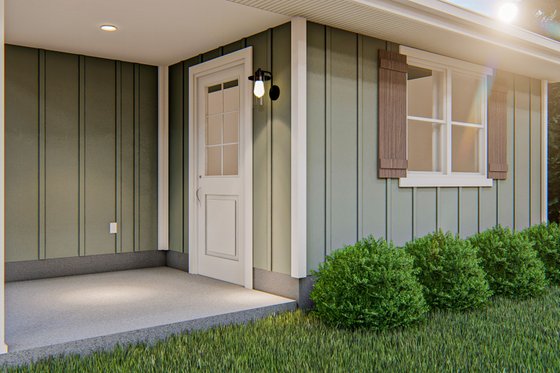 Exterior - Other Elevation 2 for Farmhouse House Plan #455-235, 0 bath