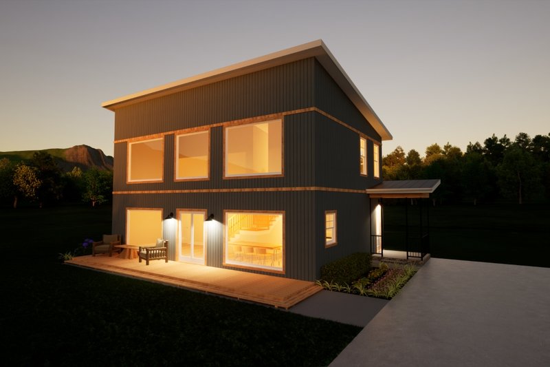 Architectural House Design - Exterior - Other Elevation for Modern House Plan #1116-53 - 3 bed, 3 bath