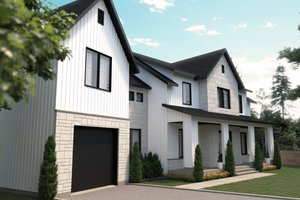 Exterior - Front Elevation 3 for Farmhouse House Plan #23-2742 - 3 bed, 2.5 bath