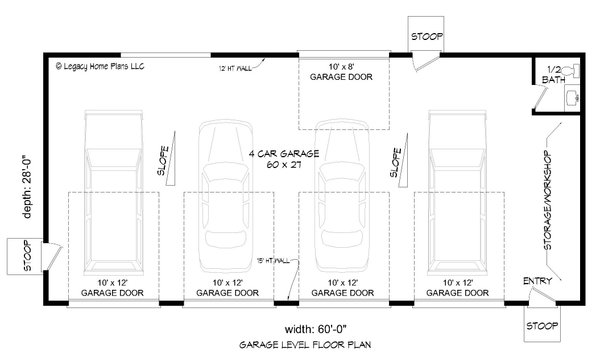 House Blueprint - Contemporary Floor Plan - Main Floor Plan #932-736