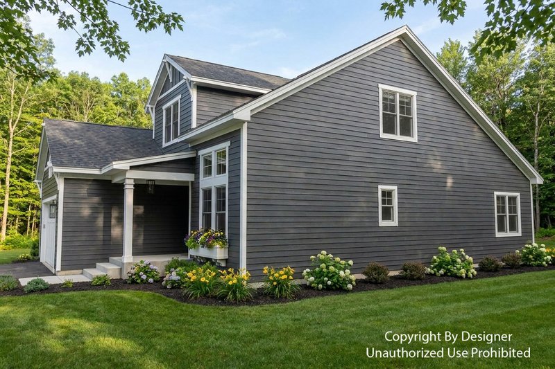 House Plan Design - Exterior - Front Elevation 4 for Farmhouse House Plan #51-1535 - 3 bed, 2.5 bath