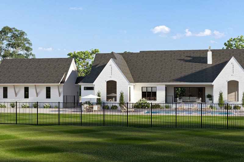 House Blueprint - Exterior - Other Elevation 8 for Cottage House Plan #455-774 - 3 bed, 2.5 bath