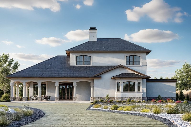 Home Plan - Exterior - Front Elevation 3 House Plan #124-236 - 2 bed, 2 bath