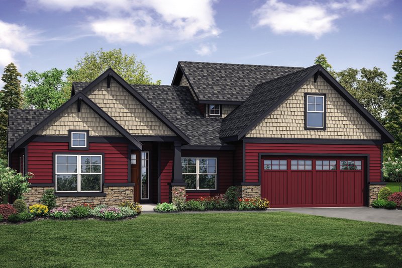 Dream House Plan - Traditional Exterior - Front Elevation Plan #124-1126