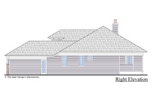 Exterior - Other Elevation 1 for Craftsman House Plan #930-499 - 3 bed, 2 bath