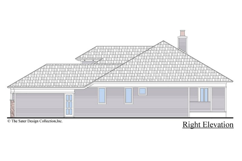 Dream House Plan - Exterior - Other Elevation 1 for Craftsman House Plan #930-499 - 3 bed, 2 bath
