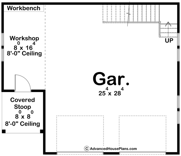 Home Plan - Modern Floor Plan - Main Floor Plan #455-514