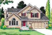 Traditional Style House Plan - 3 Beds 2.5 Baths 1785 Sq/Ft Plan #312-453 