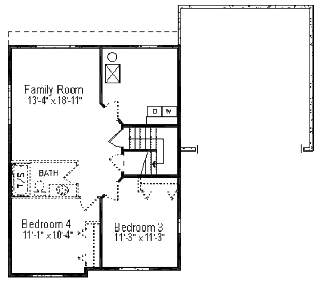 Traditional Style House Plan 2 Beds 1 Baths 1000 Sq Ft Traditional Style House Plan 2 Beds 1 Baths 1000 Sq Ft