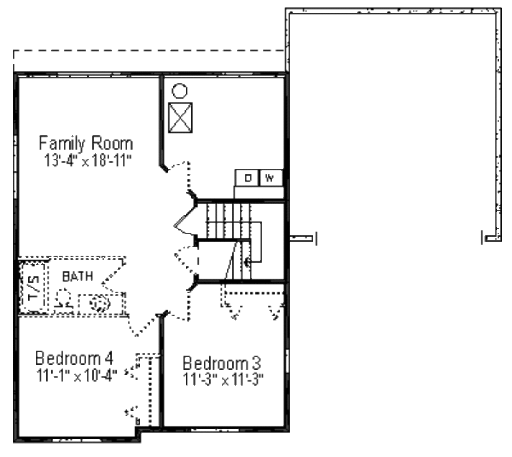 Traditional Style House  Plan  2  Beds 1  Baths 1000  Sq  Ft  