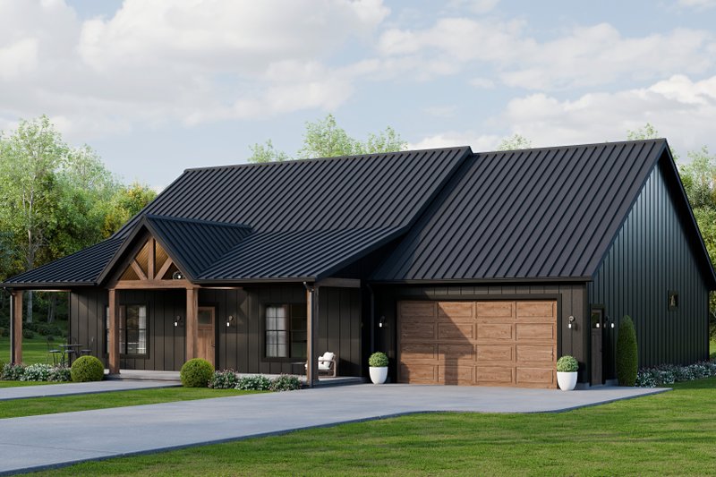 Dream House Plan - Exterior - Front Elevation 4 for Country House Plan #1089-66 - 3 bed, 2 bath
