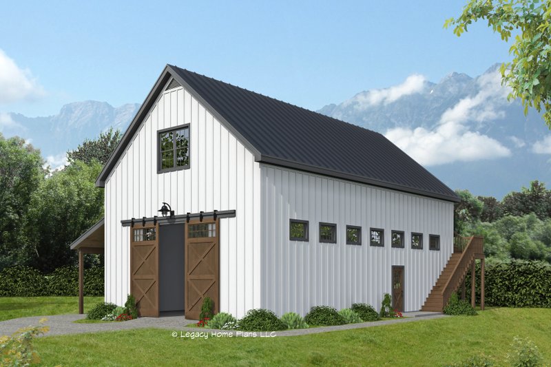 Dream House Plan - Southern Exterior - Front Elevation Plan #932-927