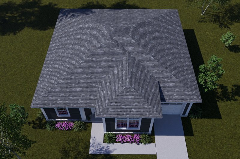 Architectural House Design - Exterior - Other Elevation 6 for Modern House Plan #513-2470 - 3 bed, 2 bath