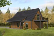 Traditional Style House Plan - 0 Beds 0 Baths 930 Sq/Ft Plan #932-480 