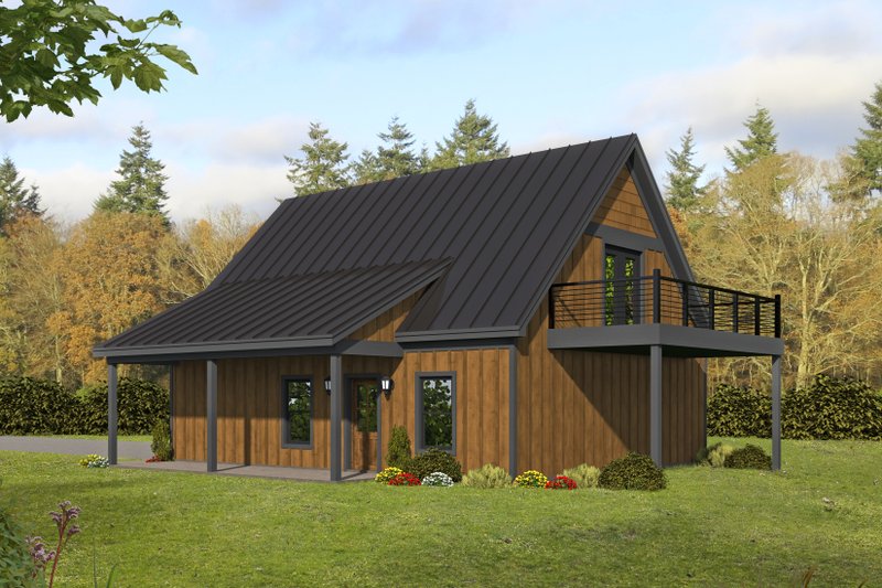 Home Plan - Exterior - Rear Elevation for Traditional House Plan #932-480, 0 bath