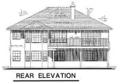 European Style House Plan - 4 Beds 2 Baths 1986 Sq/Ft Plan #18-228 