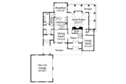 Mediterranean Style House Plan - 3 Beds 3.5 Baths 3576 Sq/Ft Plan #429-36 