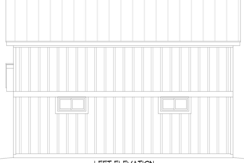 Dream House Plan - Exterior - Other Elevation for Barndominium House Plan #932-1154, 0 bath