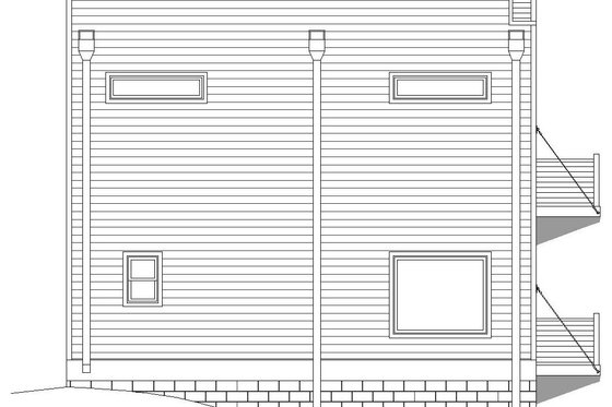 Exterior - Other Elevation 1 for Contemporary House Plan #932-292 - 2 bed, 2.5 bath