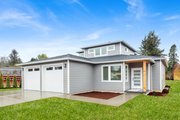 Contemporary Style House Plan - 3 Beds 2.5 Baths 2056 Sq/Ft Plan #1070-73 