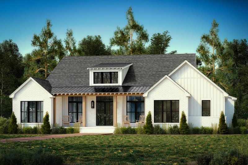 House Plan Design - Exterior - Front Elevation 3 for Farmhouse House Plan #430-348 - 3 bed, 2.5 bath