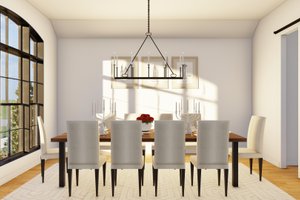 Dream House Plan - Craftsman Interior - Dining Room Plan #17-2609
