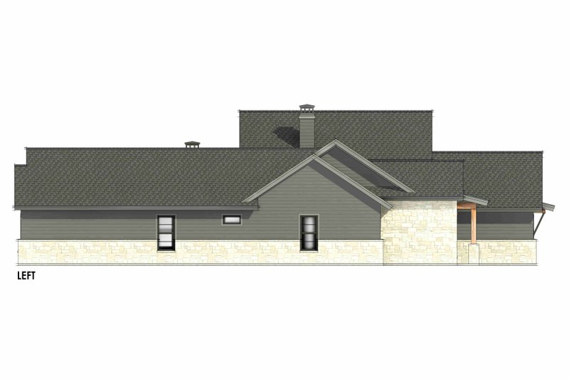 Architectural House Design - Exterior - Other Elevation for Country House Plan #1096-43 - 4 bed, 4.5 bath