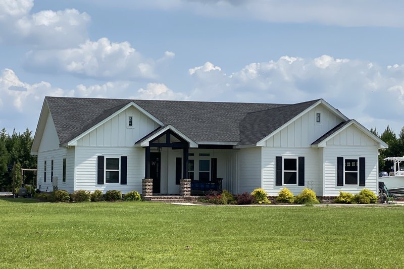 House Blueprint - Exterior - Front Elevation 3 for Craftsman House Plan #932-281 - 4 bed, 3.5 bath
